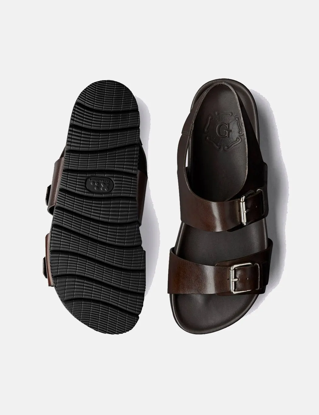 - Reduced price Sandal Lennox Grenson Trending product Brown (Leather) Dark