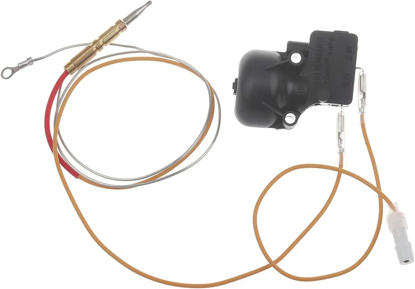 2Packs Propane Tank Top Heater Thermocouple 2304885, F237349 and FD4 Dump Switch, Fasten Type Thermocouple Safety Assembly Kit, Compatible with Mr Heater, Dura Heat, COSTWAY, REMINGTON, ProCom