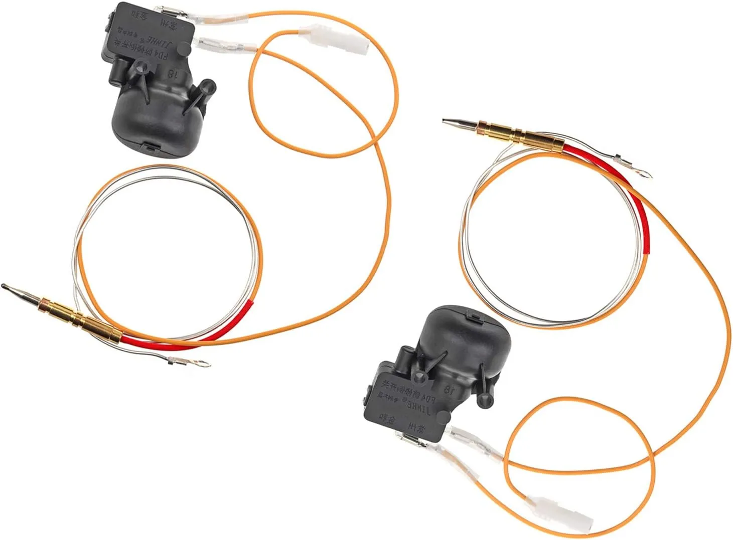 2Packs Propane Tank Top Heater Thermocouple 2304885, F237349 and FD4 Dump Switch, Fasten Type Thermocouple Safety Assembly Kit, Compatible with Mr Heater, Dura Heat, COSTWAY, REMINGTON, ProCom