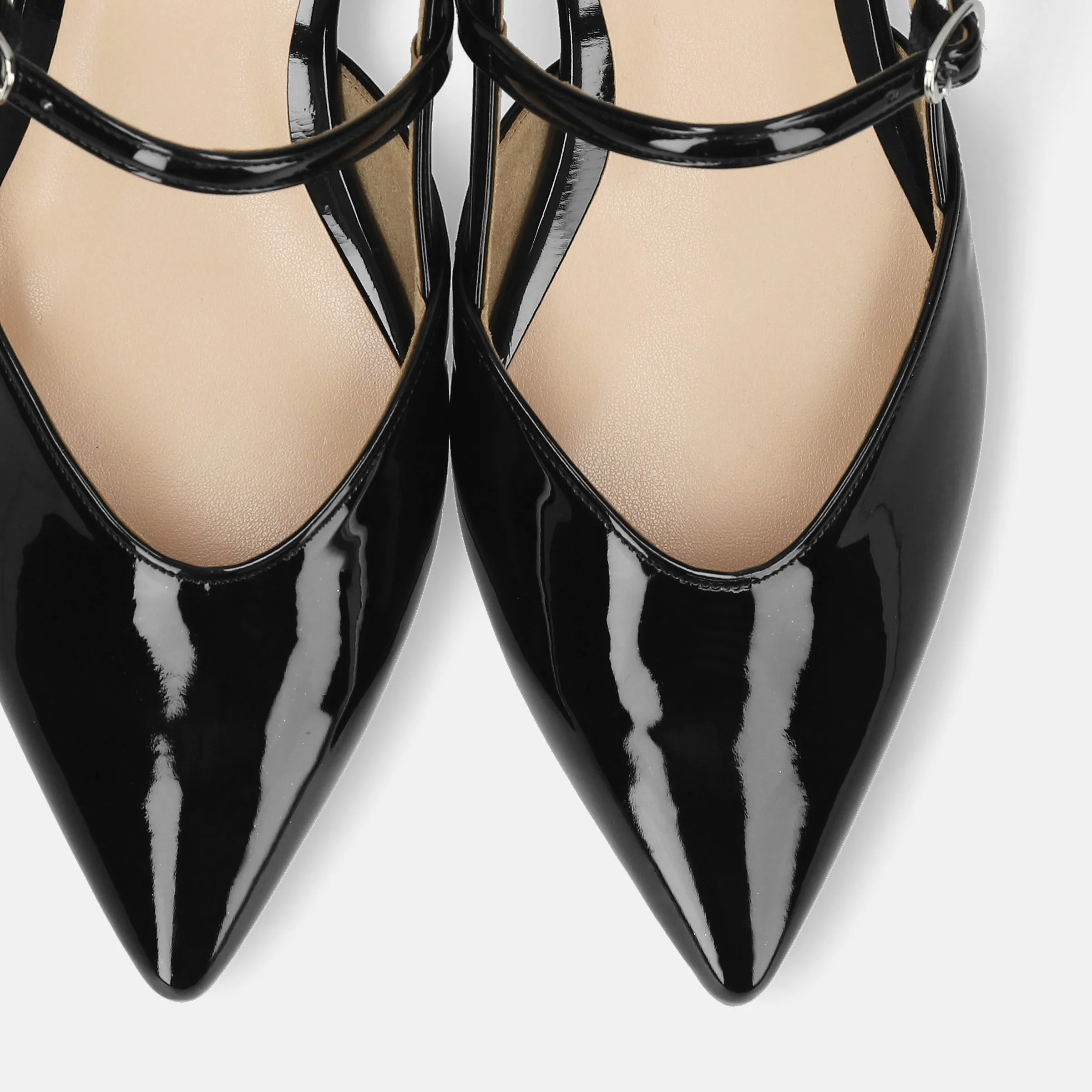 30% OFF: 2024SS: Double Strap Flat Sandals (m17033) Black E