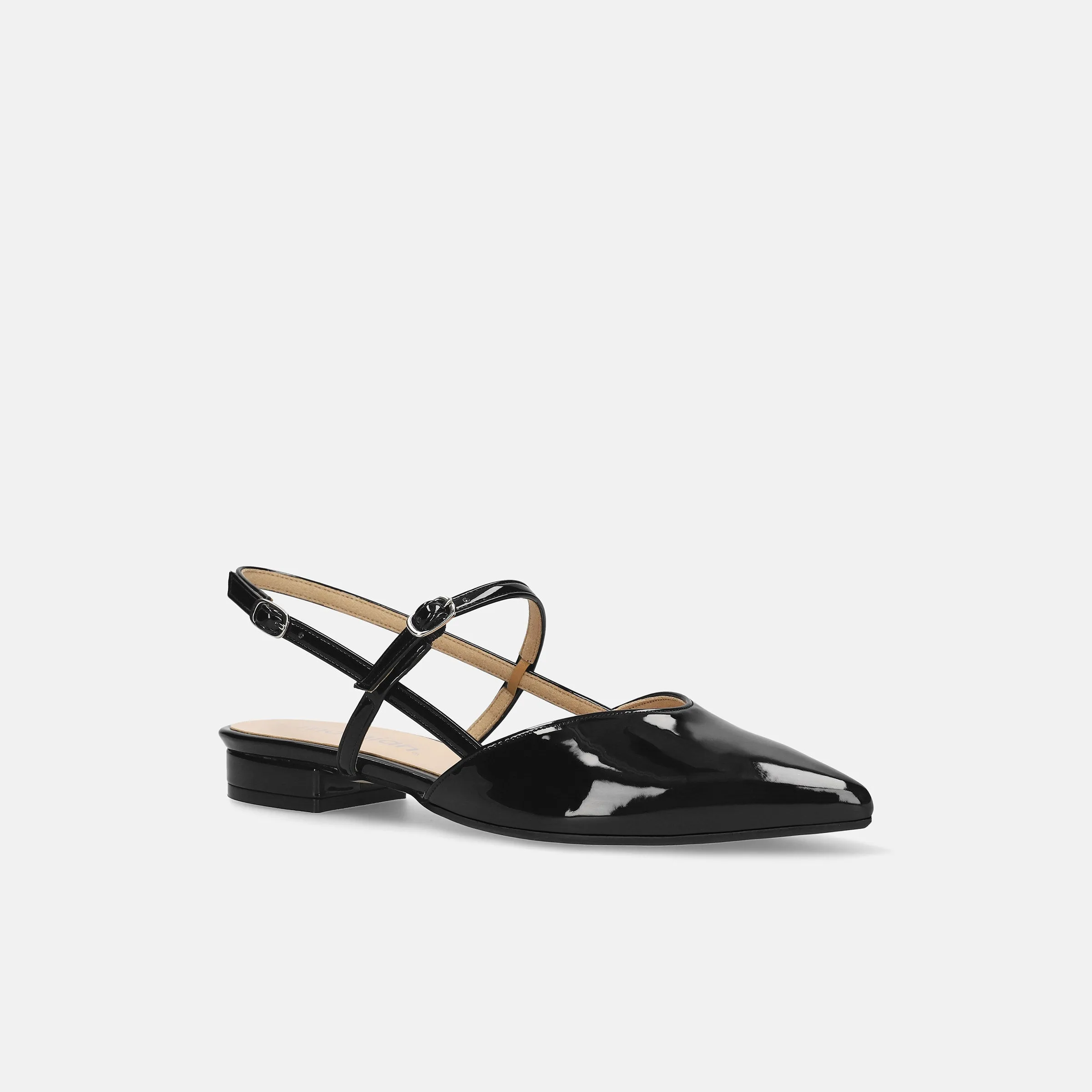 30% OFF: 2024SS: Double Strap Flat Sandals (m17033) Black E