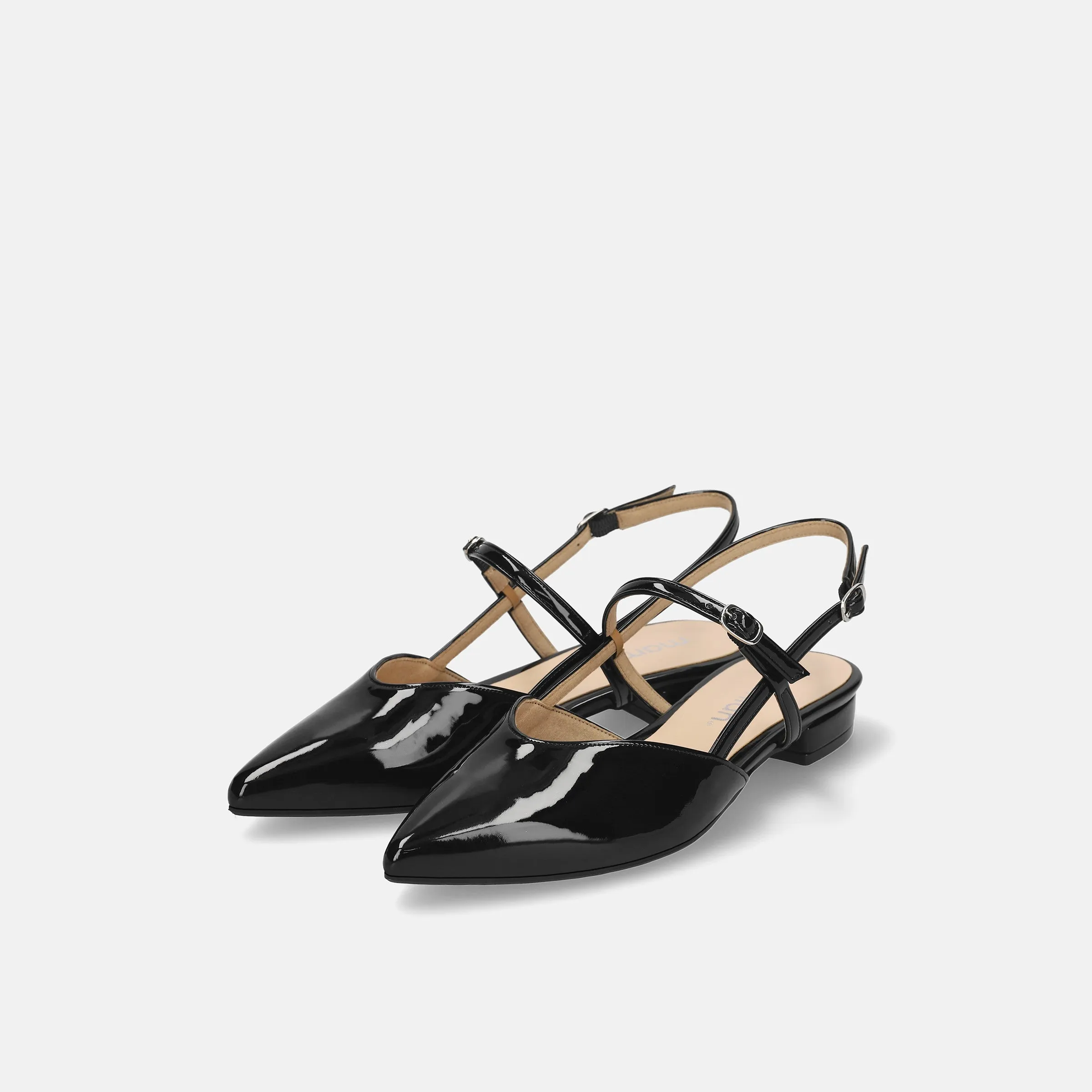 30% OFF: 2024SS: Double Strap Flat Sandals (m17033) Black E