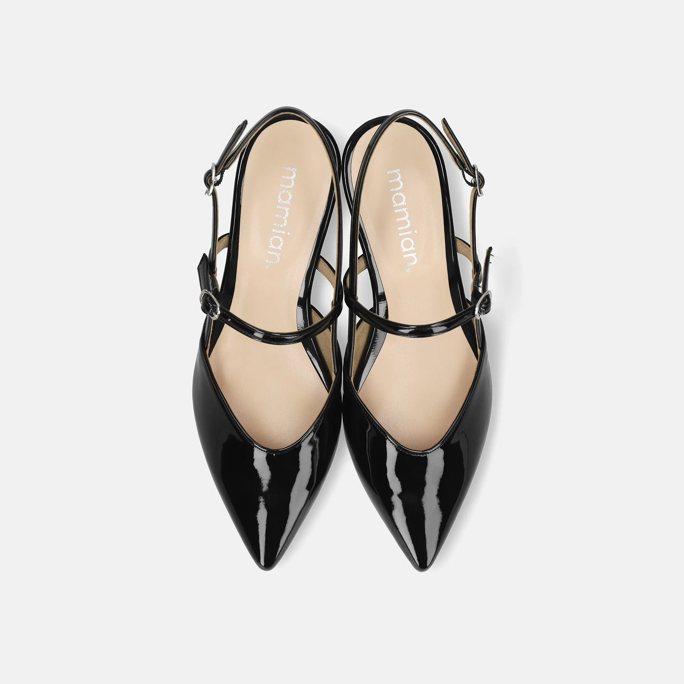 30% OFF: 2024SS: Double Strap Flat Sandals (m17033) Black E