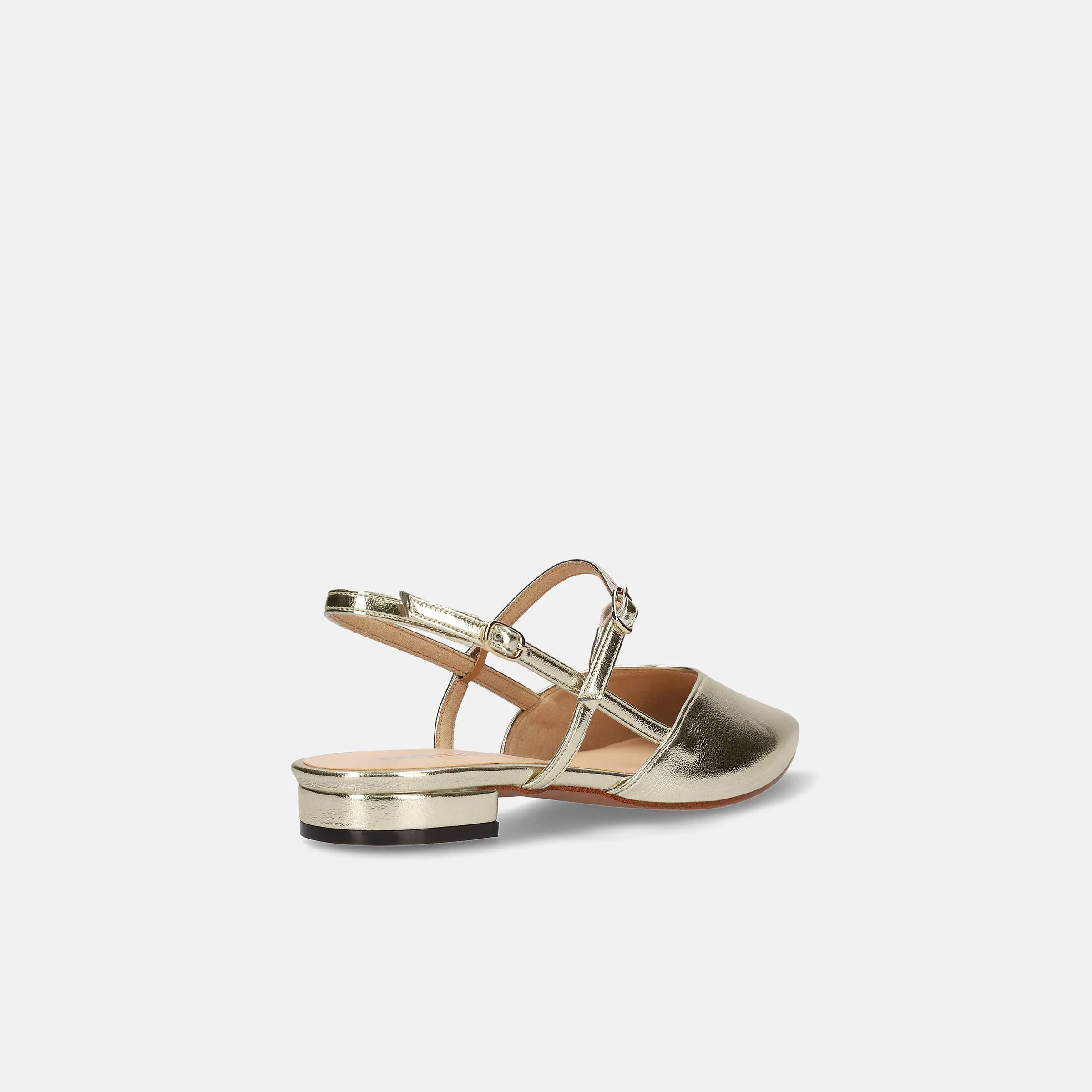 30% OFF: 2024SS: Double Strap Flat Sandals (m17033) White Gold