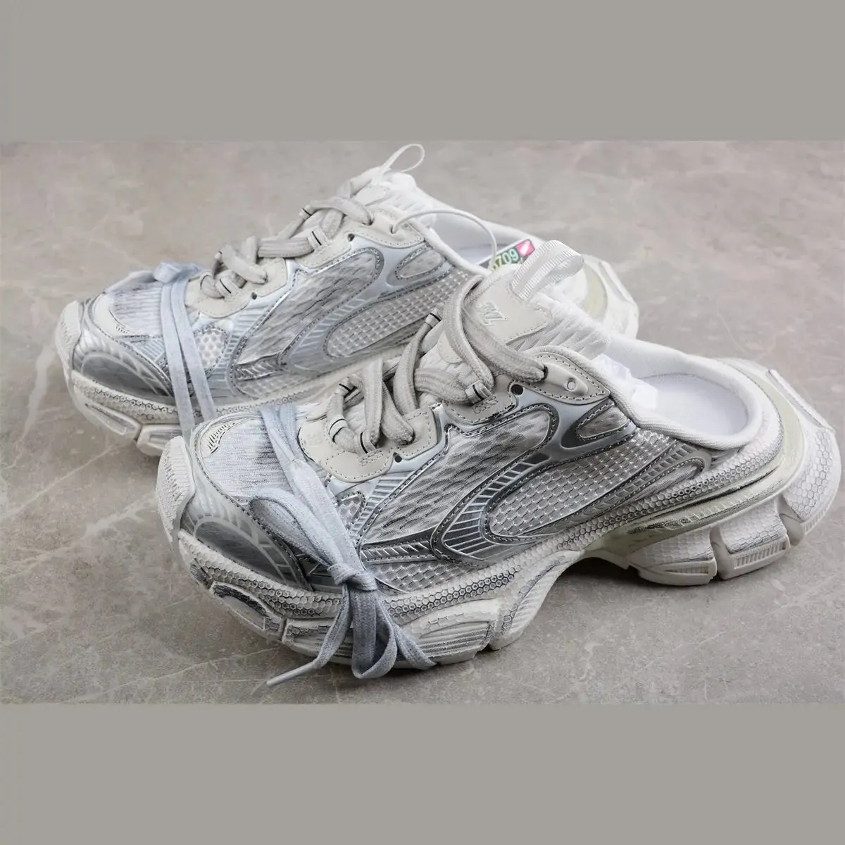 3XL EGGSHELL Remote-controlled WHITE MULE High-security x BALENCIAGA