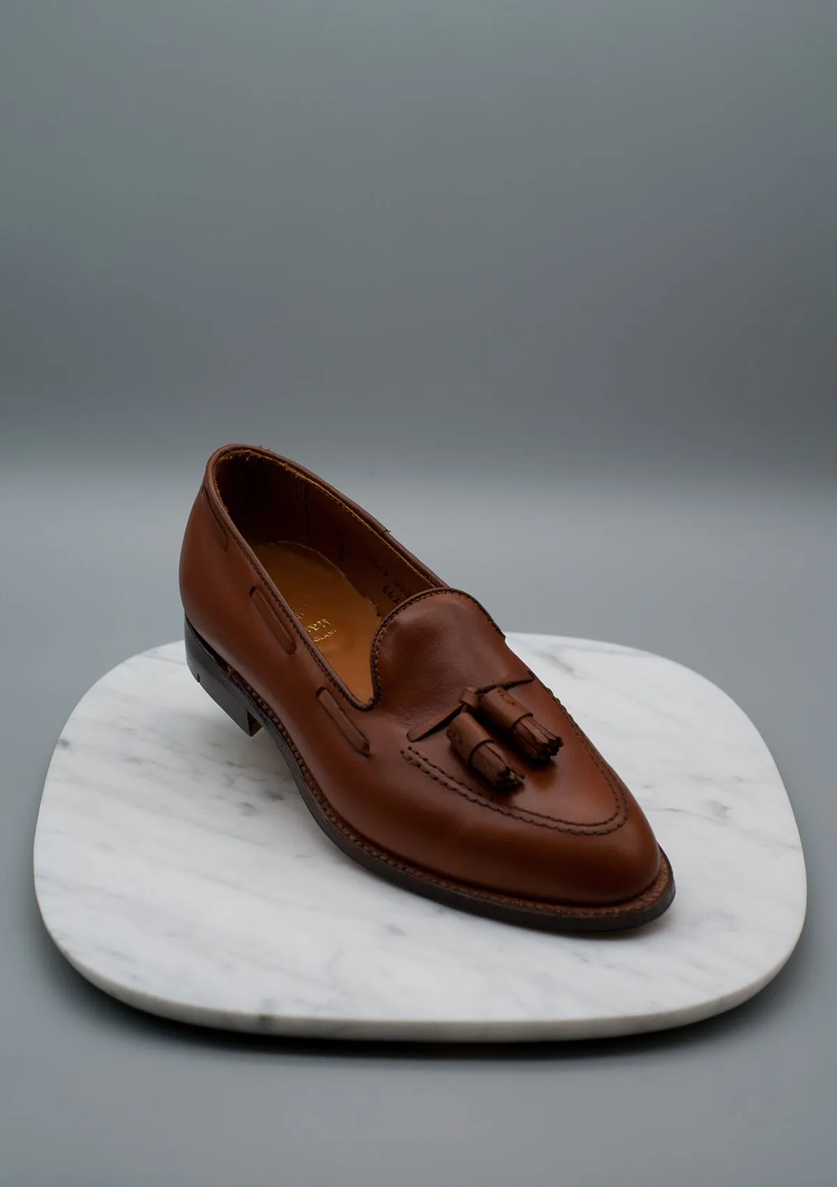 662 Burnished Tan Tassel Loafer