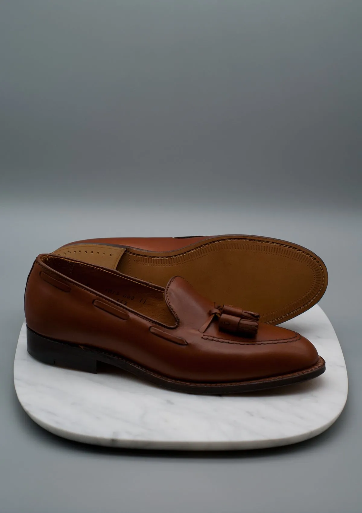 662 Burnished Tan Tassel Loafer