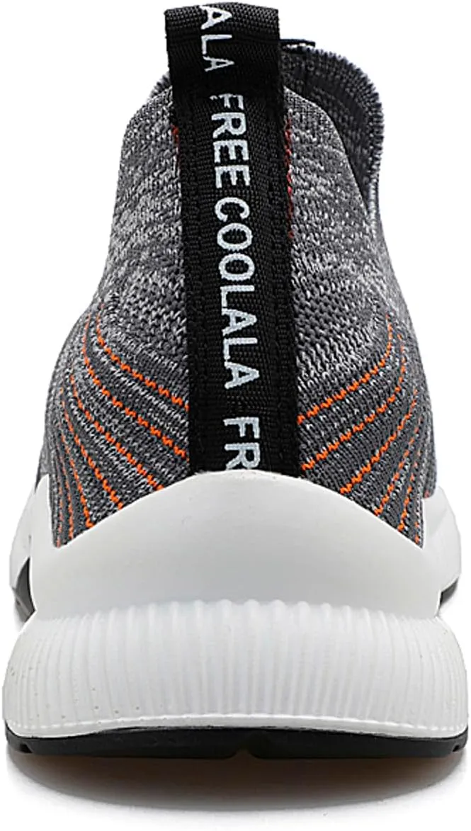 8cm Men's Elevator Shoes Men's Casual Mesh Trainers Lightweight Breathable Lace Up Sports Mens Sneaker Boots Size 13