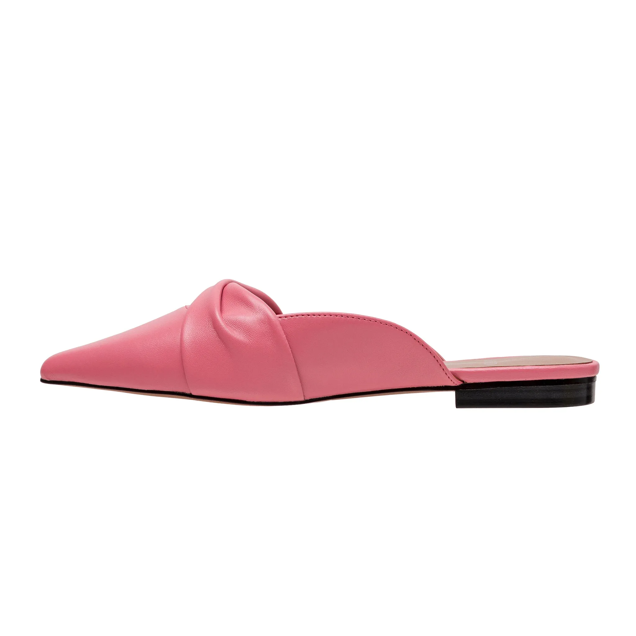 AGNETA | Ruched Bow Mules