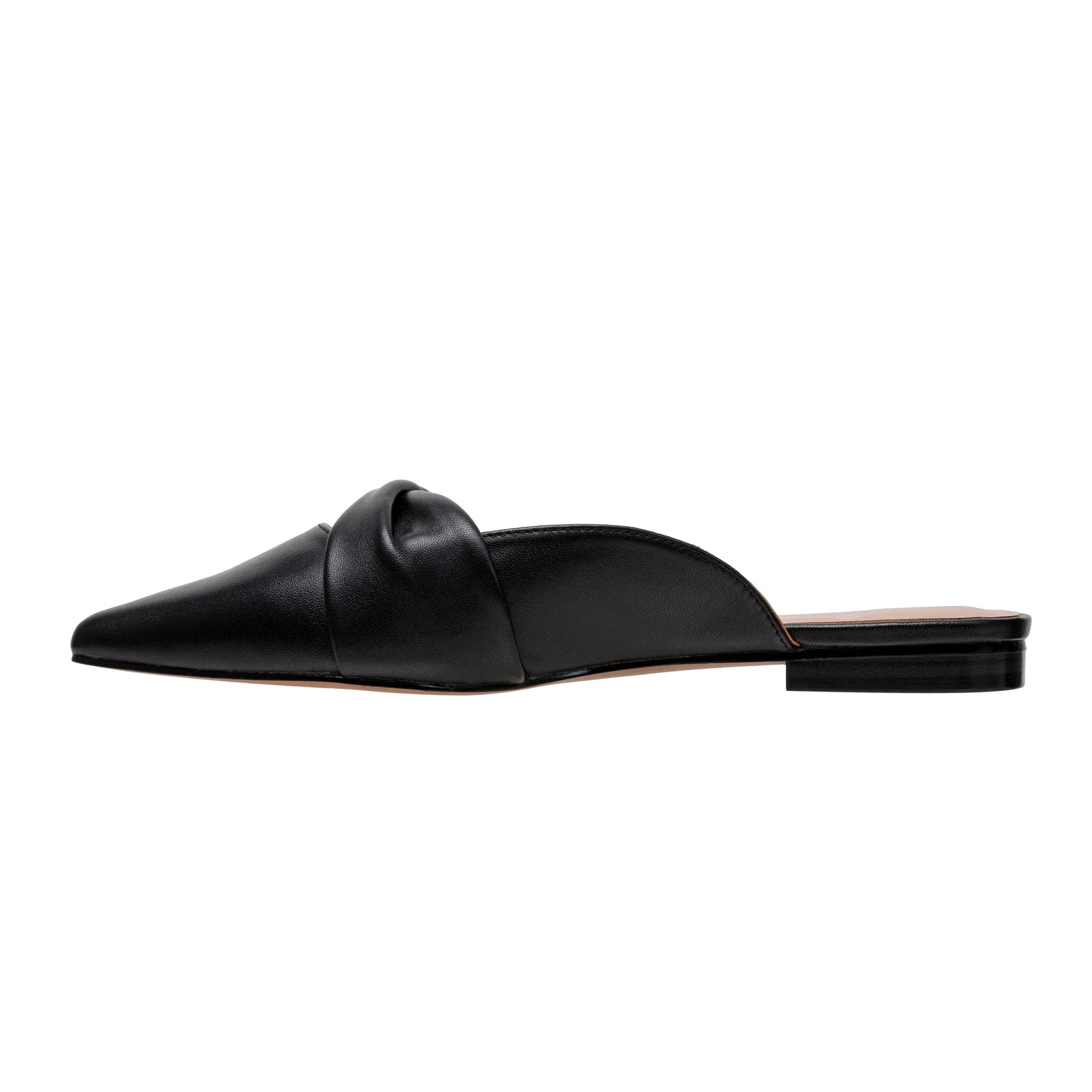 AGNETA | Ruched Bow Mules
