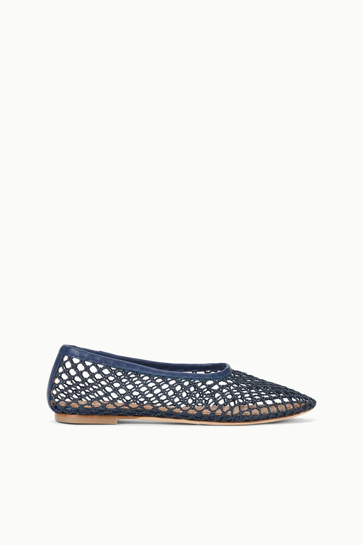 ALBA BALLET FLAT | NAVY NETTING