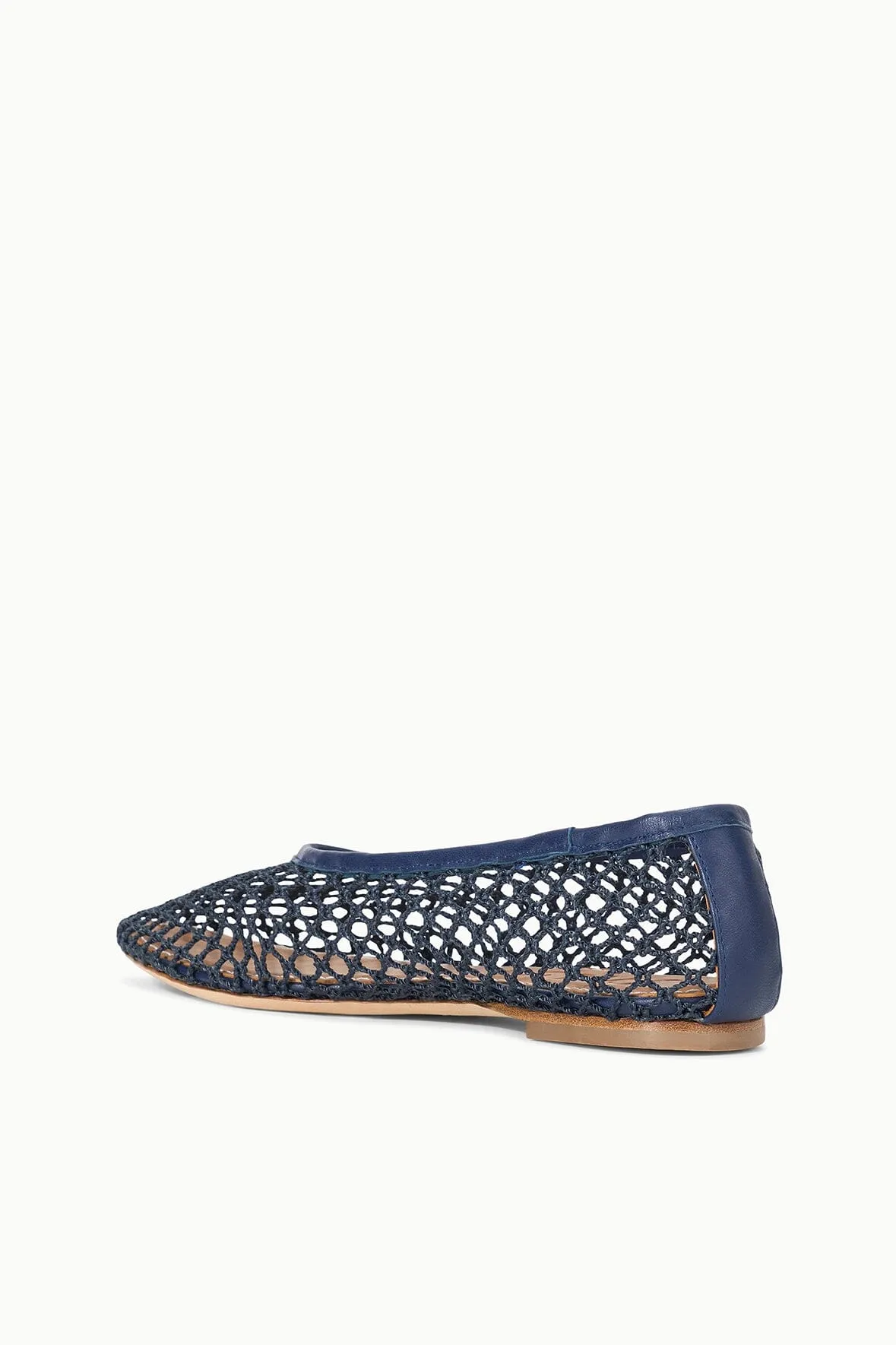 ALBA BALLET FLAT | NAVY NETTING