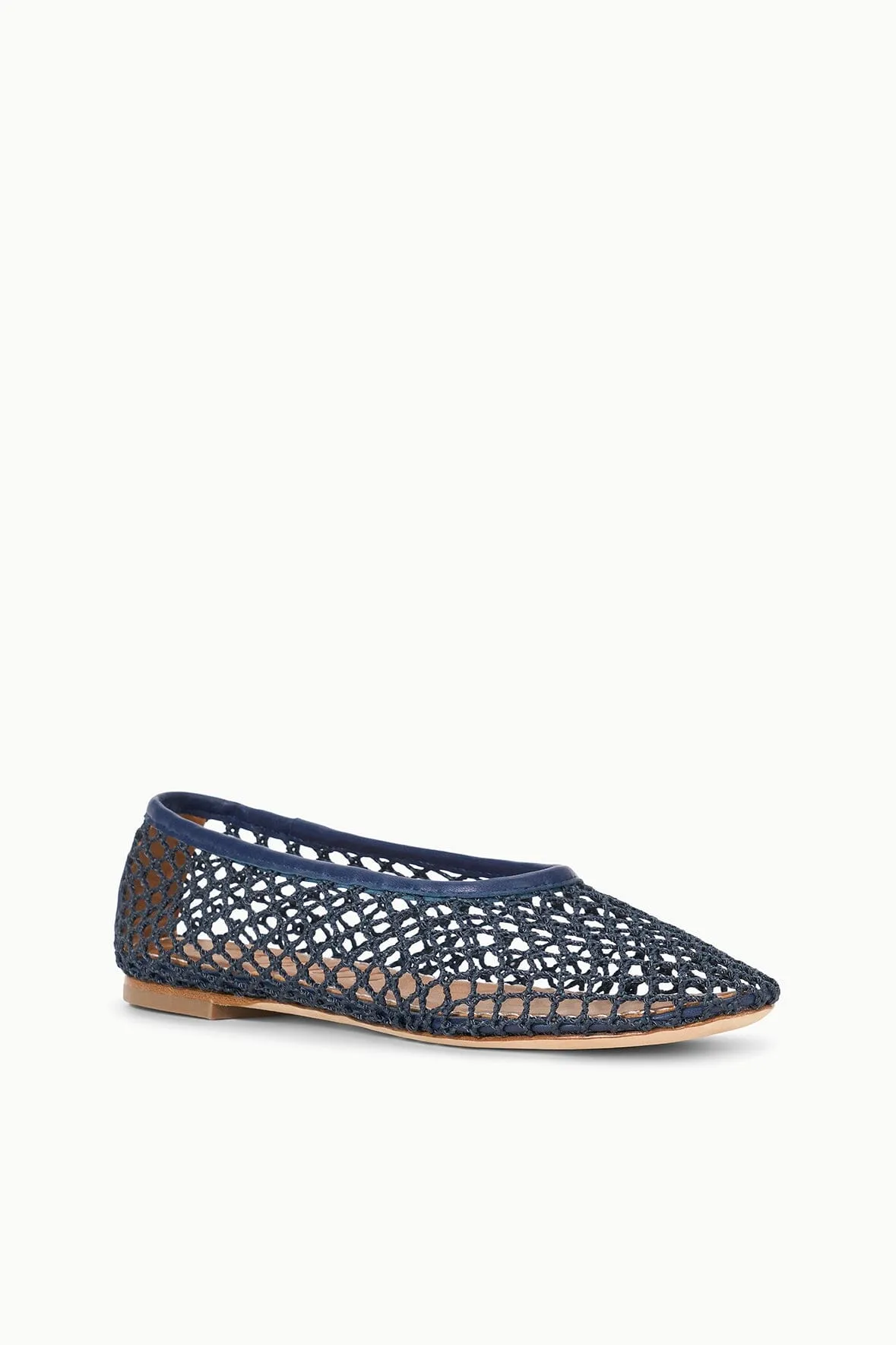 ALBA BALLET FLAT | NAVY NETTING