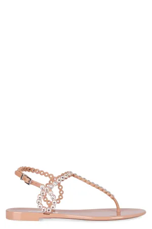 Almost Bare flat sandals