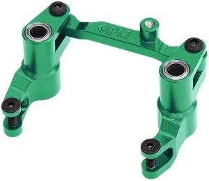 Aluminum 7075 Alloy Front Bellcrank Steering Assembly for Traxxas 1:16 Mini Maxx 4WD 107154-1 / Mini XRT VXL-3S 108076-1 Monster Truck Upgrades - Green