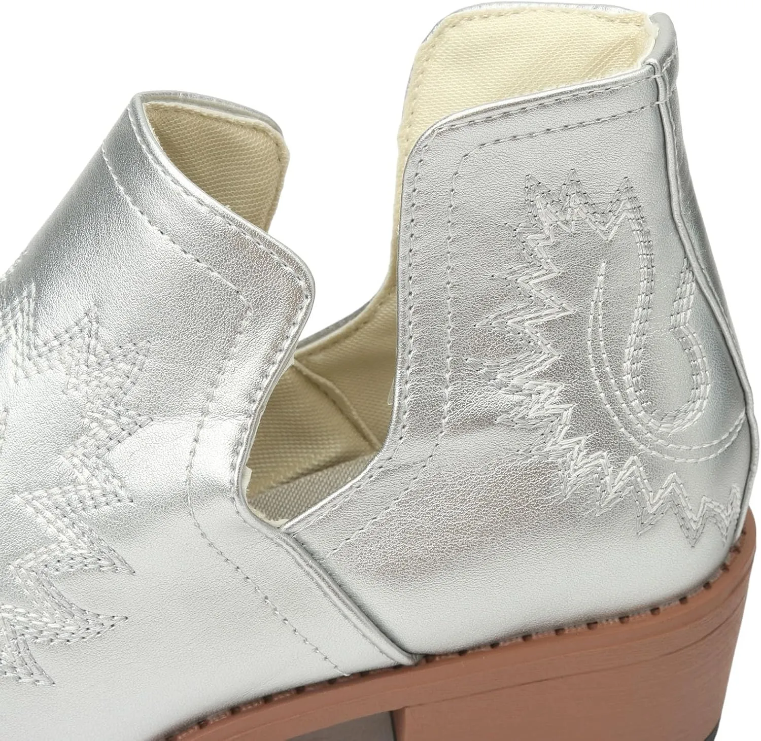 AMDBEL Fall Boots for Women 2024, Women's Ankle Boots Slip On Low Heel Stylish Western Short Boots Fall Winter Shoes