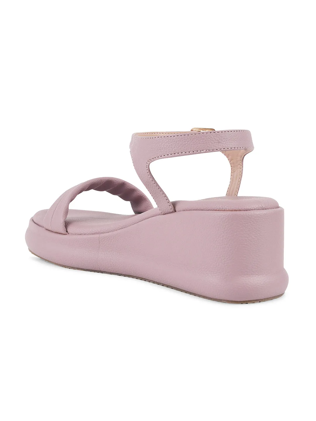 Ankle Strap Platform Flat Sandals