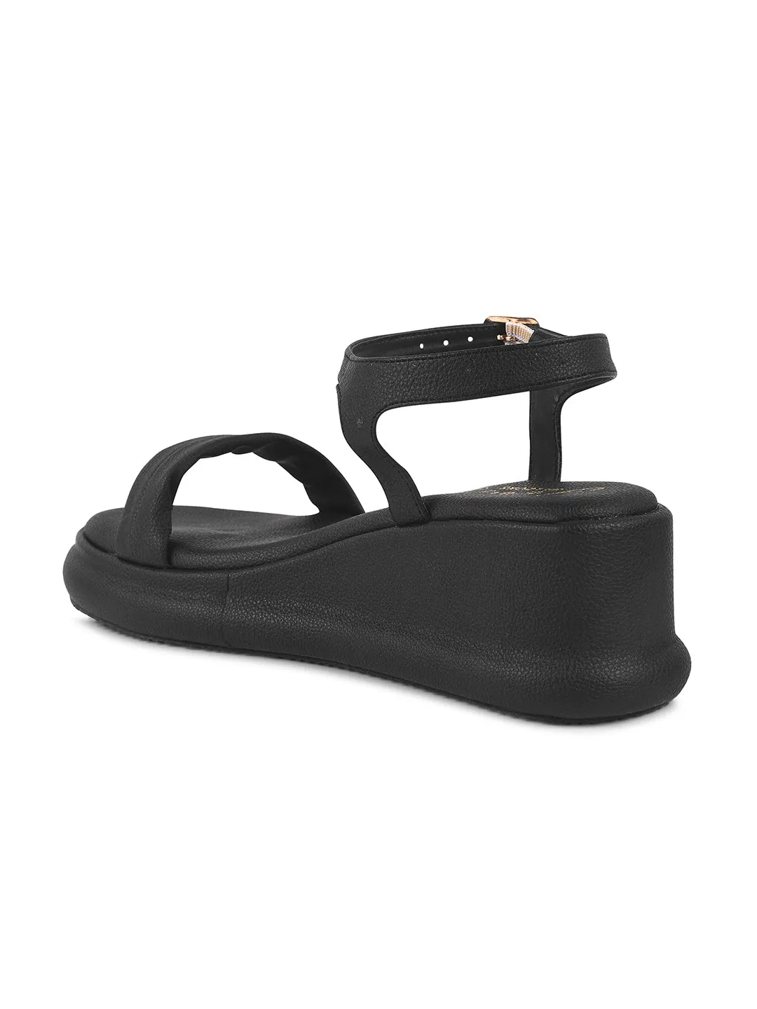 Ankle Strap Platform Flat Sandals