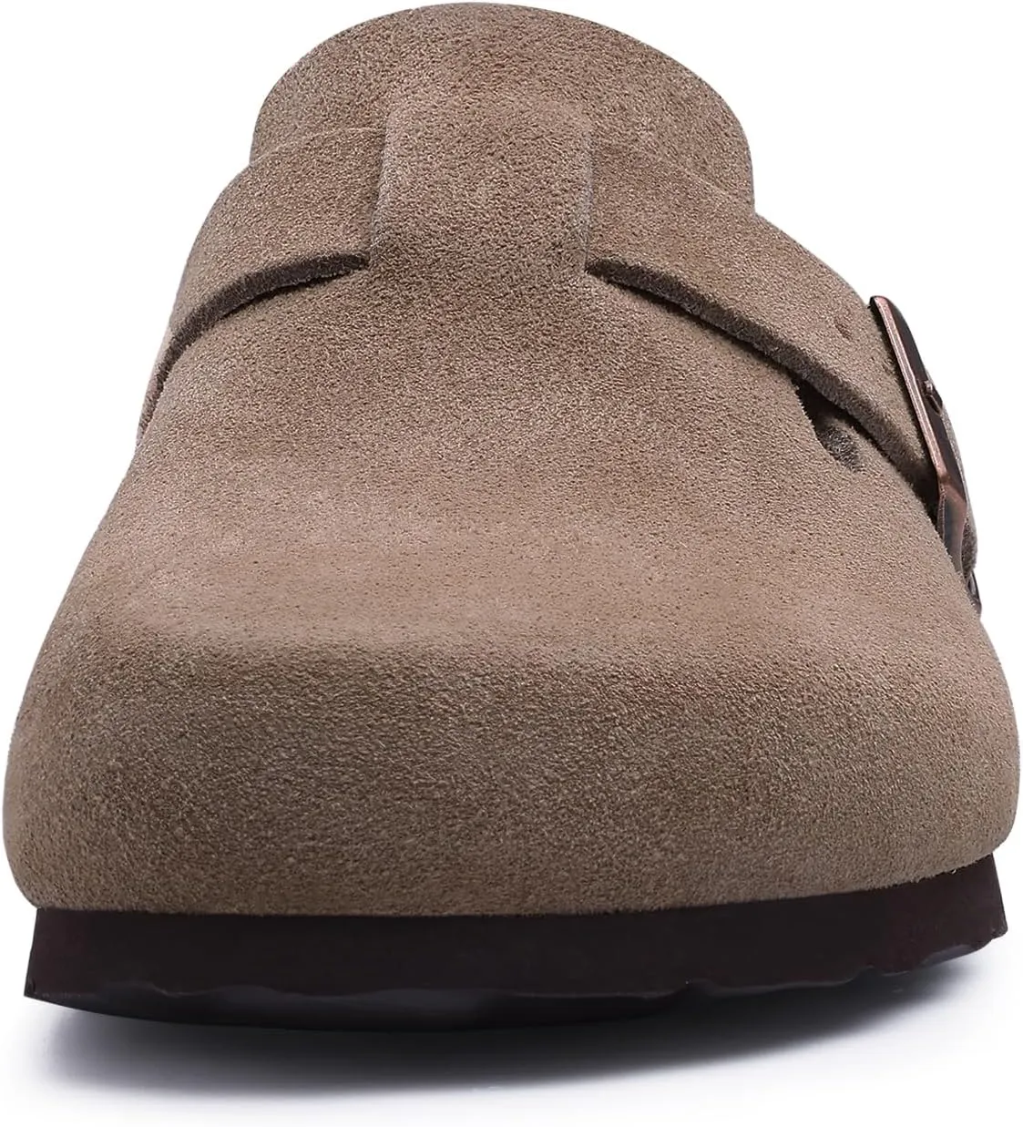 Asgard Suede Clogs Mules Potato Shoes with Comfort Cork Footbed - Wide Feet Please Half Size UP