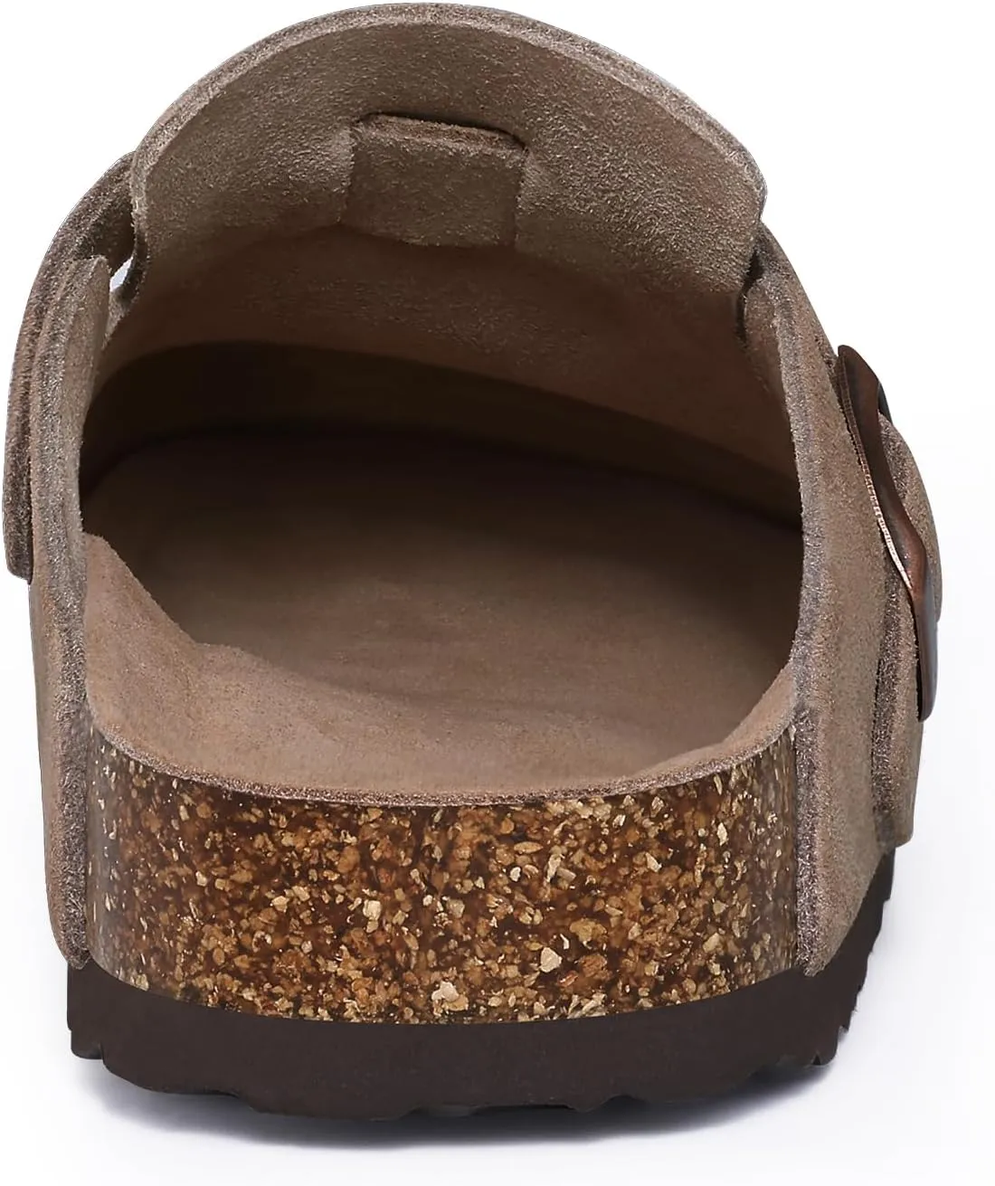 Asgard Suede Clogs Mules Potato Shoes with Comfort Cork Footbed - Wide Feet Please Half Size UP