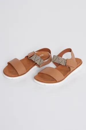 Athena Sandal - Camel