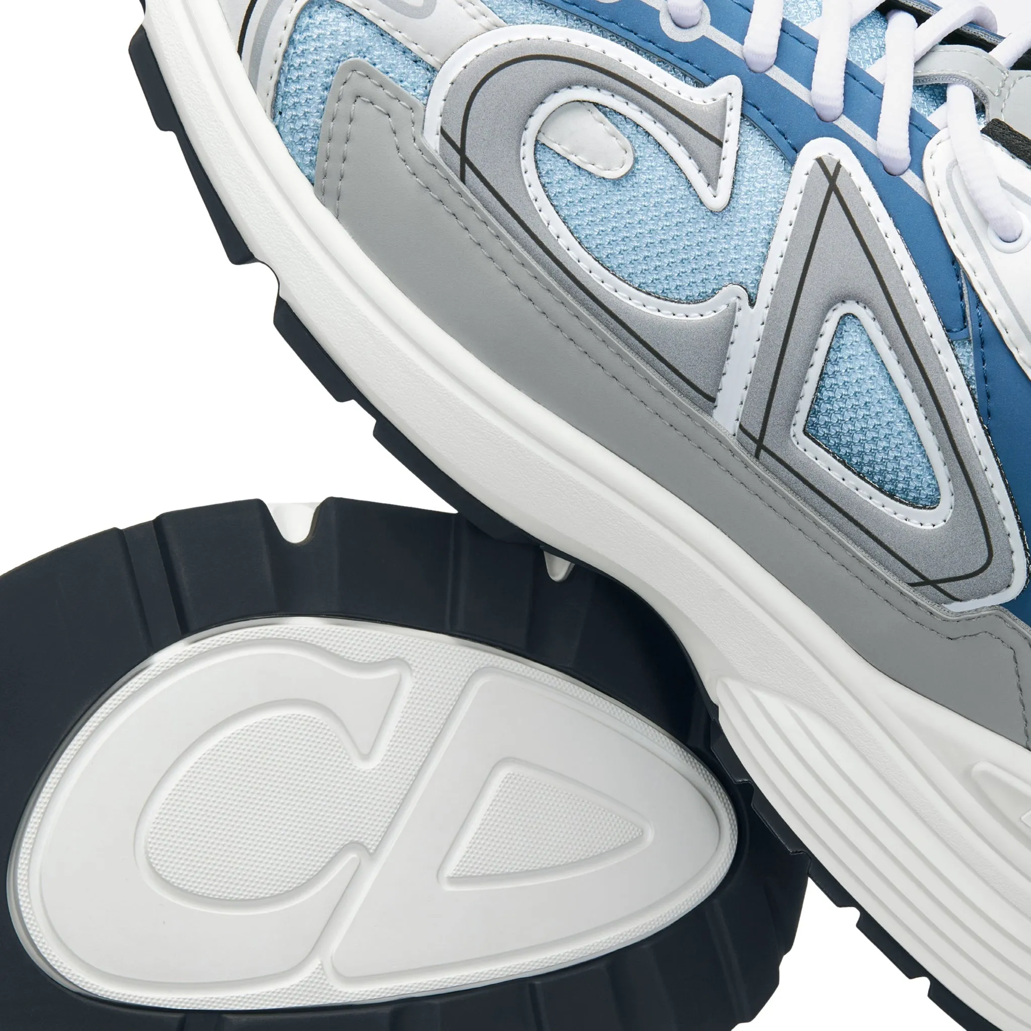 B30 Mesh Light Blue Grey Trainer