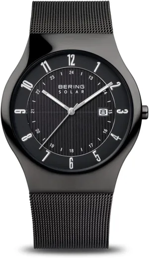 BERING Men Analog Solar Collection Watch with Stainless Steel Strap & Sapphire Crystal 14640-XXX