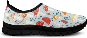 Binienty Slip on Sneakers for Women Men Art Printed Travel Loafers Round Toe Flat Sneakers Shoes Nurse Shoes