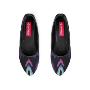 Black Round Toe Shoe Faded