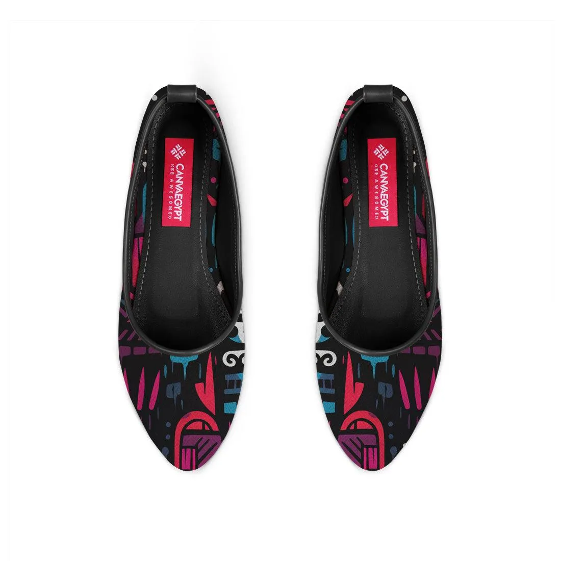 Black Round Toe Shoe Muddled