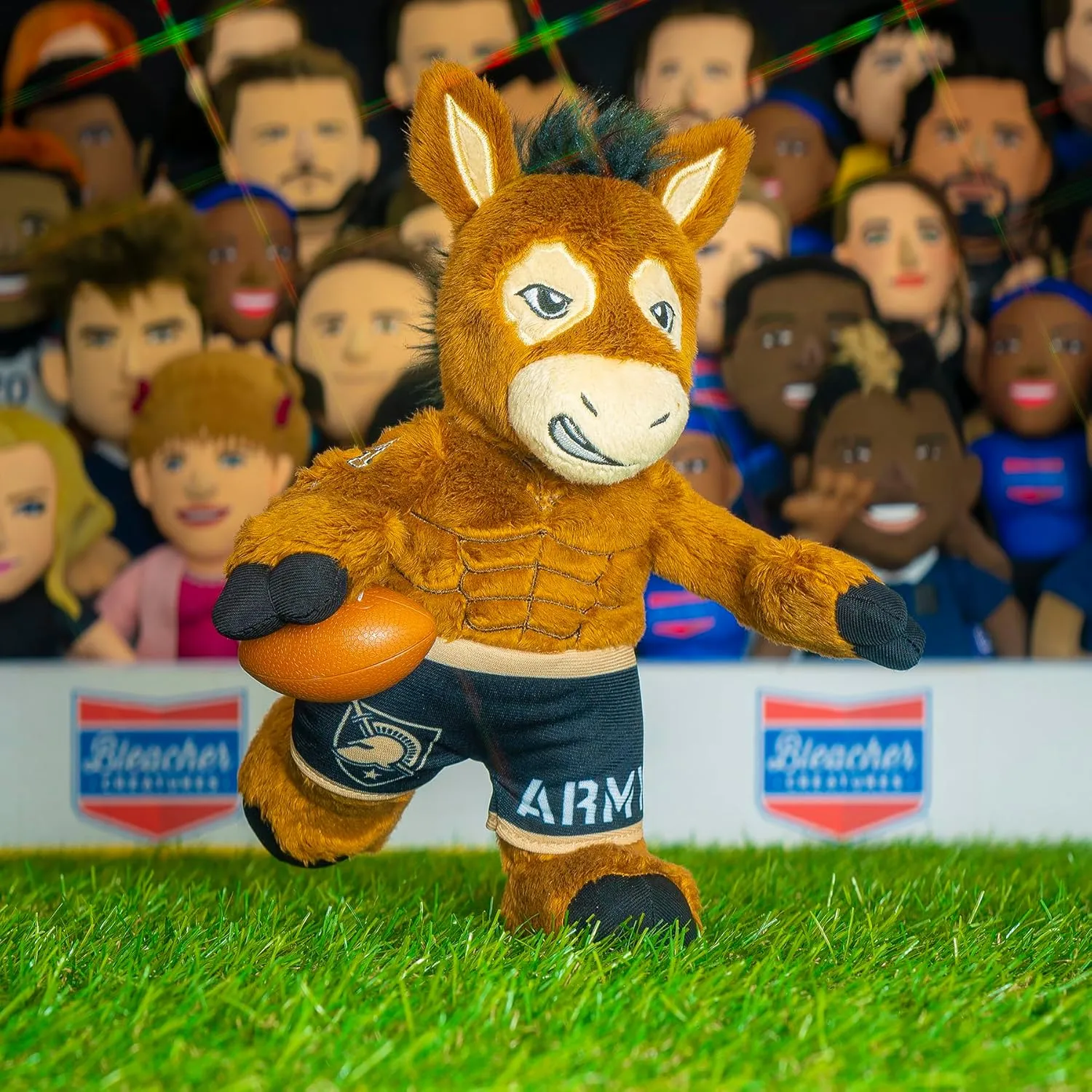 Bleacher Creatures Army West Point Army Mule 10" Mascot Plush Figure - A Mascot for Play or Display