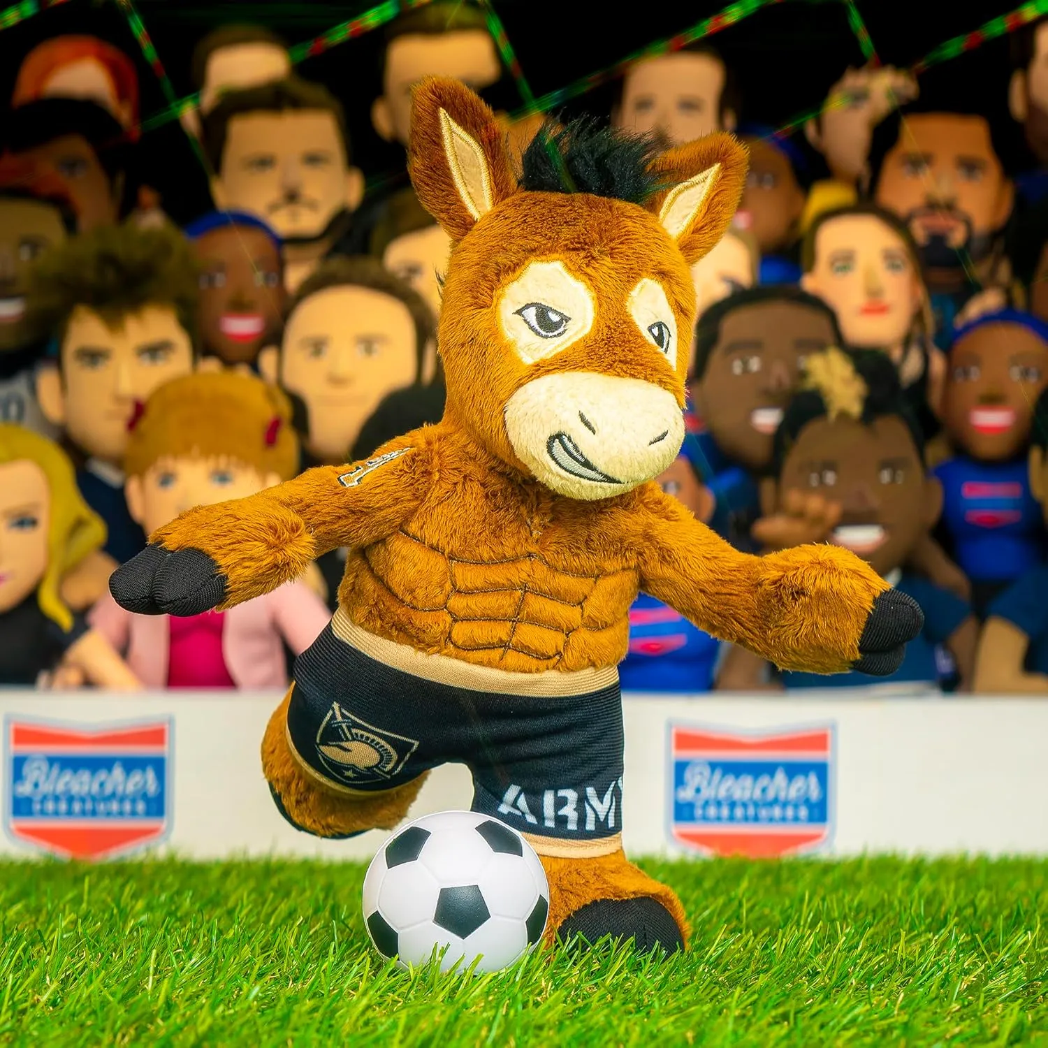 Bleacher Creatures Army West Point Army Mule 10" Mascot Plush Figure - A Mascot for Play or Display