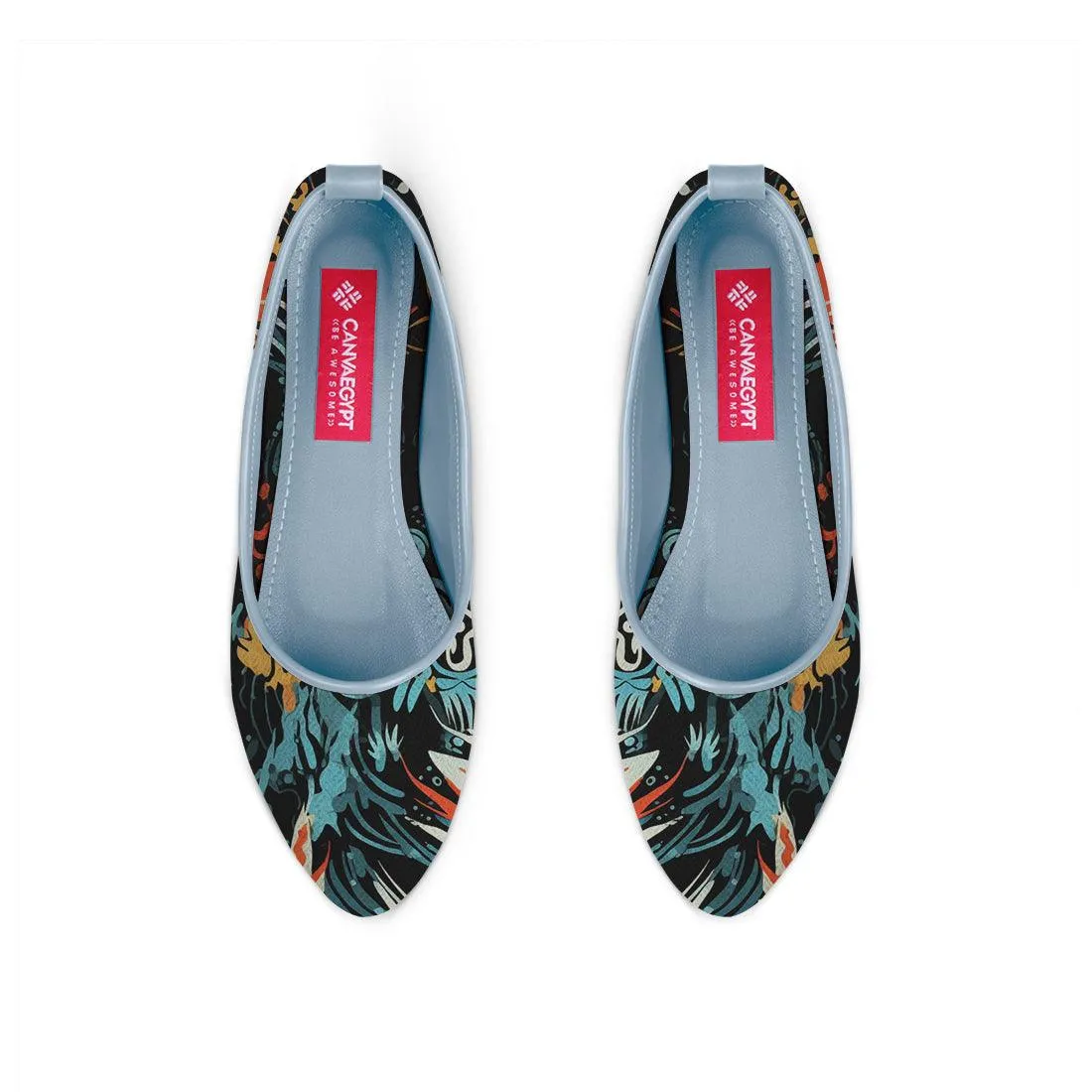 Blue Round Toe Shoe Chromatic