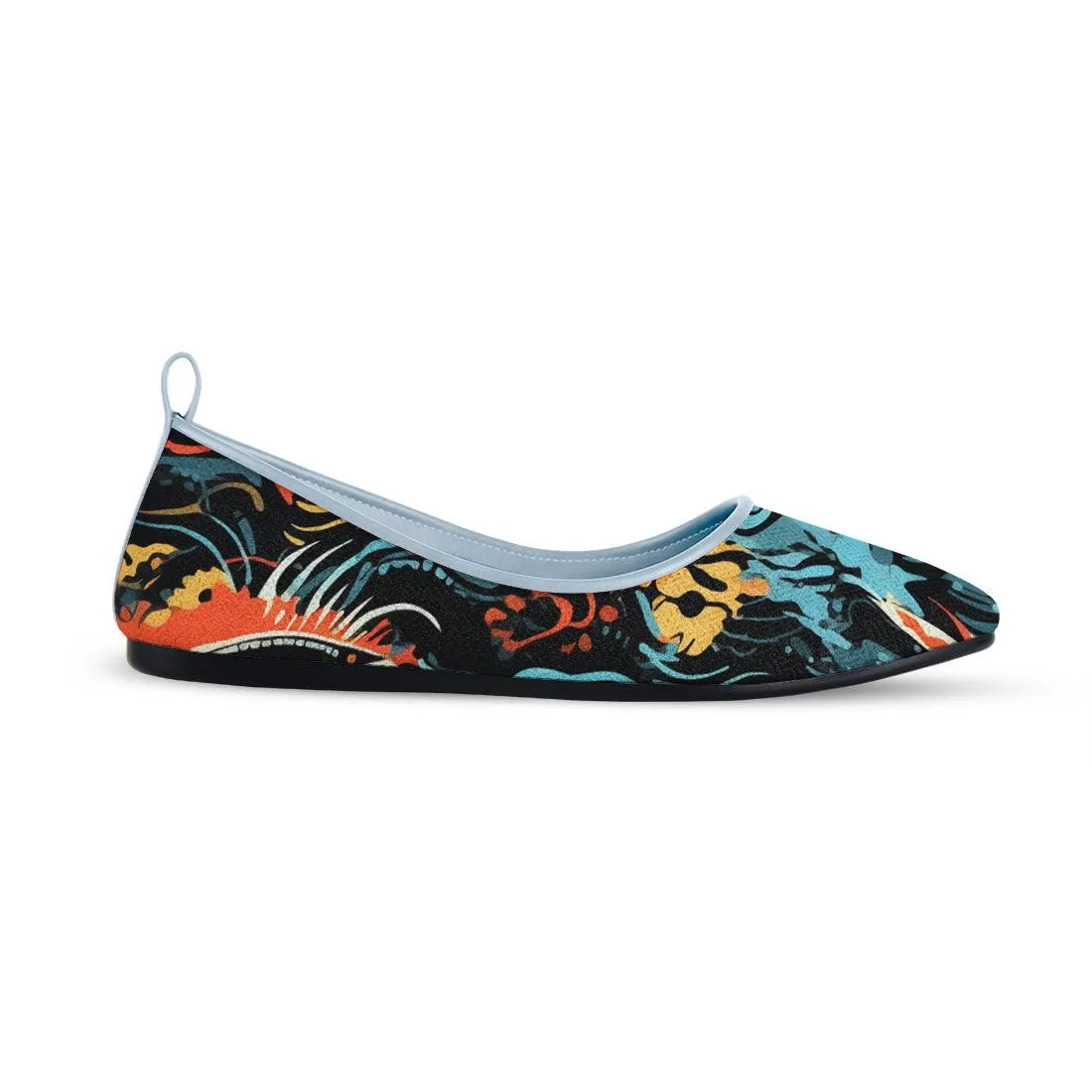 Blue Round Toe Shoe Chromatic