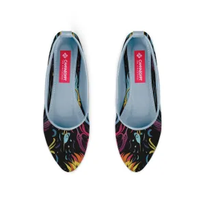 Blue Round Toe Shoe Dazzling