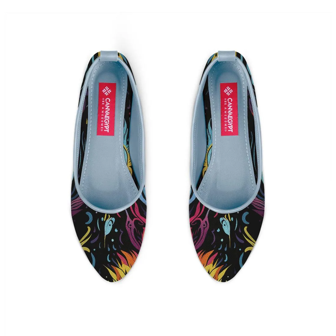 Blue Round Toe Shoe Dazzling