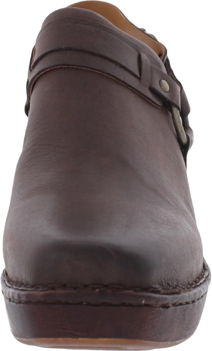 BORN Womens Hudson Leather Slip-On Mules