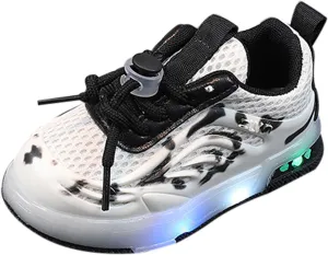 Boys Girls Sneakers Girls and Boys Spring Summer and Autumn Children's Mesh Breathable Small Breathable Running Shoes