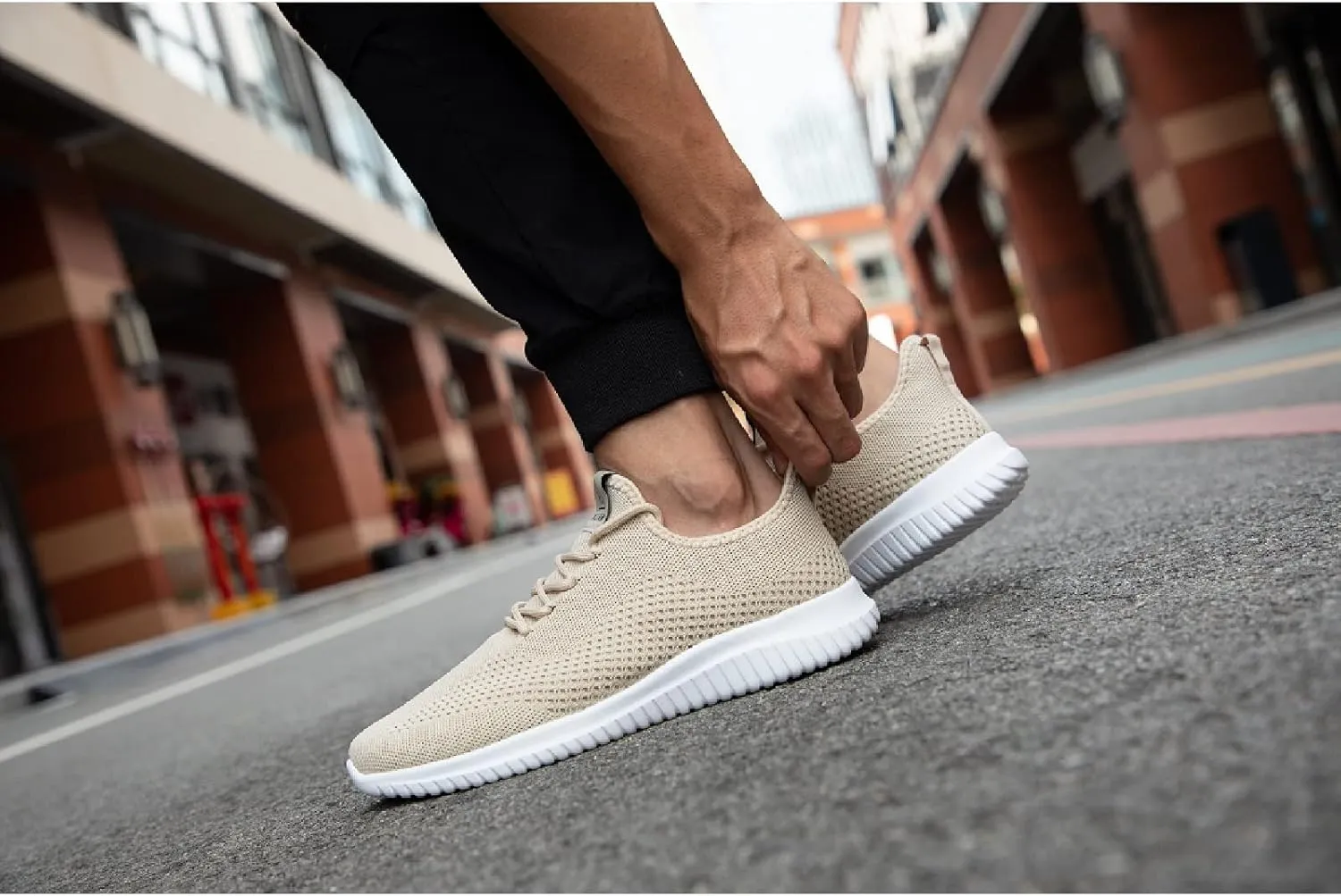 BXYJDJ Men's Running Shoes Walking Trainers Sneaker Athletic Gym Fitness Sport Shoes Lightweight Casual Working Jogging Outdoor Shoe