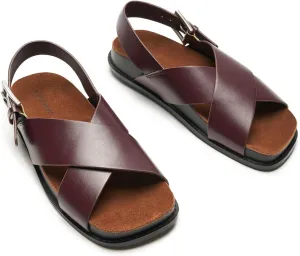 C. Paravano Women Sandals,Comfortable Dressy Flat Slides Summer Sandals with Arch Support for Walking Beach Casual Adjustable Buckle Slip-Ons Fashion Shoes