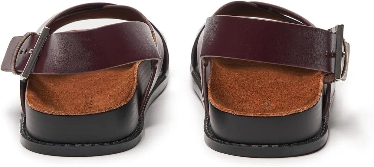 C. Paravano Women Sandals,Comfortable Dressy Flat Slides Summer Sandals with Arch Support for Walking Beach Casual Adjustable Buckle Slip-Ons Fashion Shoes