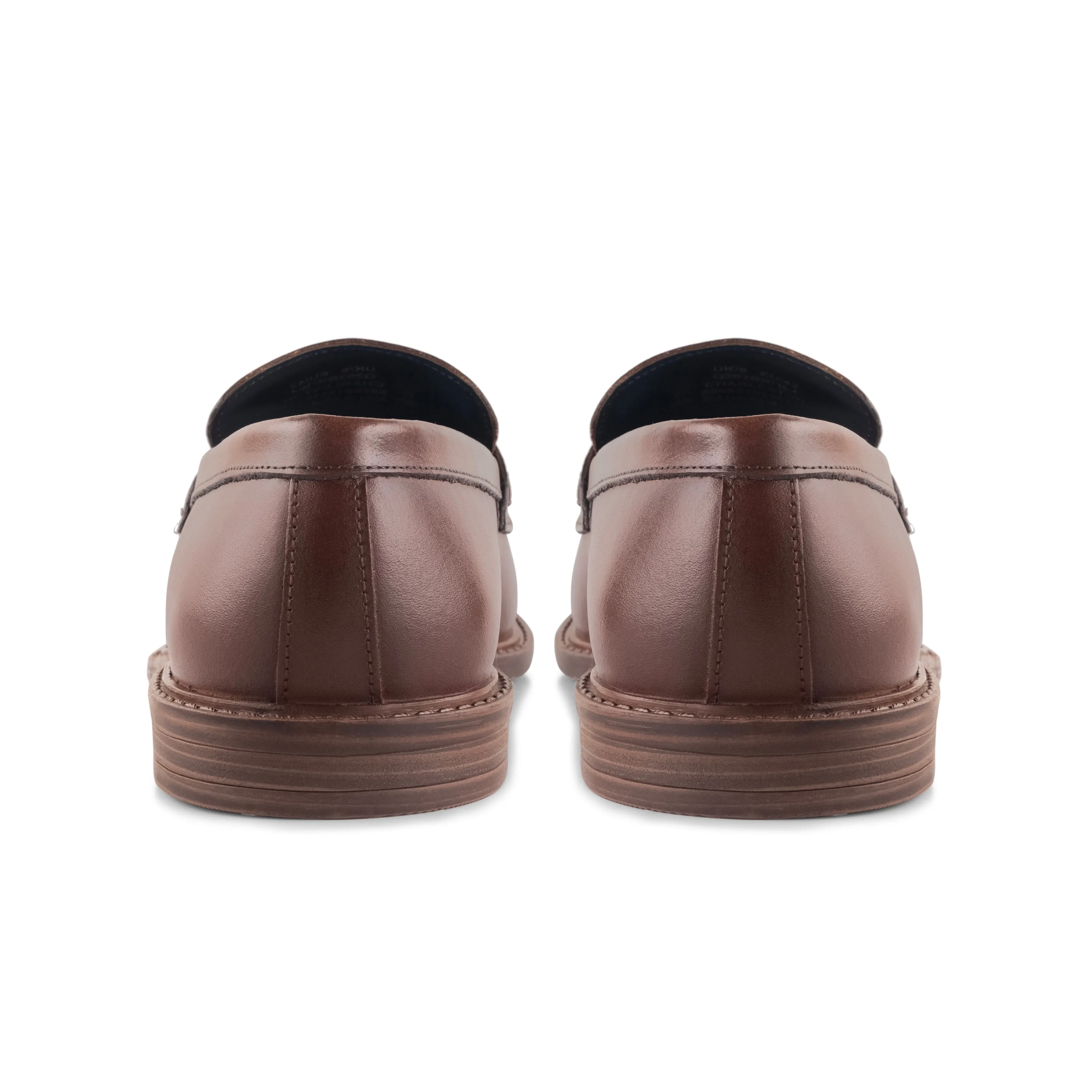Charleston Leather Tassel Loafers - Brown