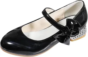 Children Shoes High Heels Girls Princess Single Shoes Dress Shoes Performance Shoes Children Crystal Shoes Tennis Cat