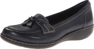 Clarks Unisex Ashland Bubble Slip-On Loafer, Navy, 0 US Women