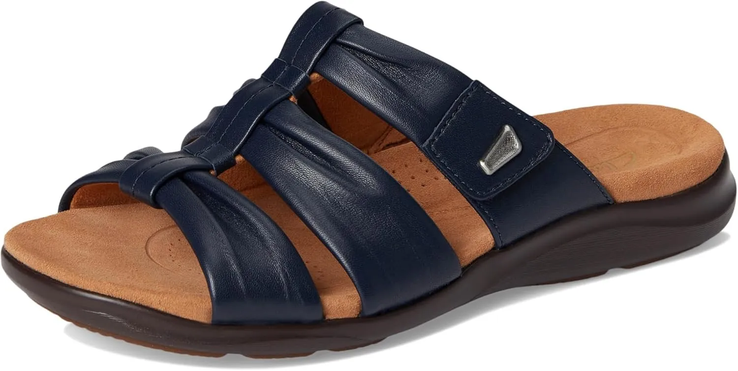Clarks Women's Kitly Slide Flat Sandal
