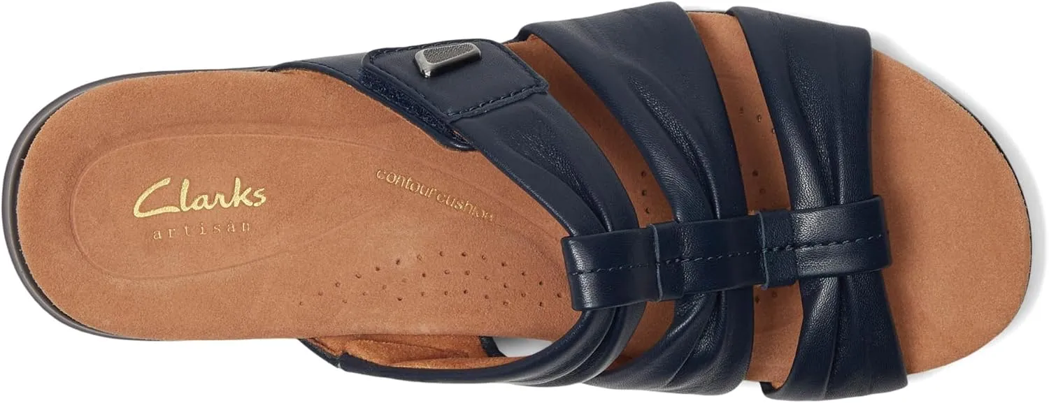 Clarks Women's Kitly Slide Flat Sandal