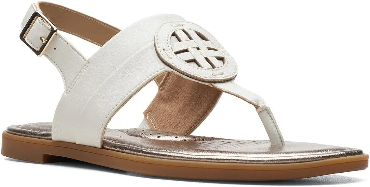 Clarks Women's Reyna Glam Flat Sandal