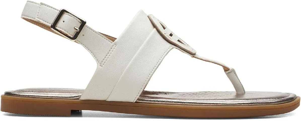 Clarks Women's Reyna Glam Flat Sandal