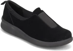 Clarks Women's Sillian 2.0 Walk Loafer, Black, 7.5 W