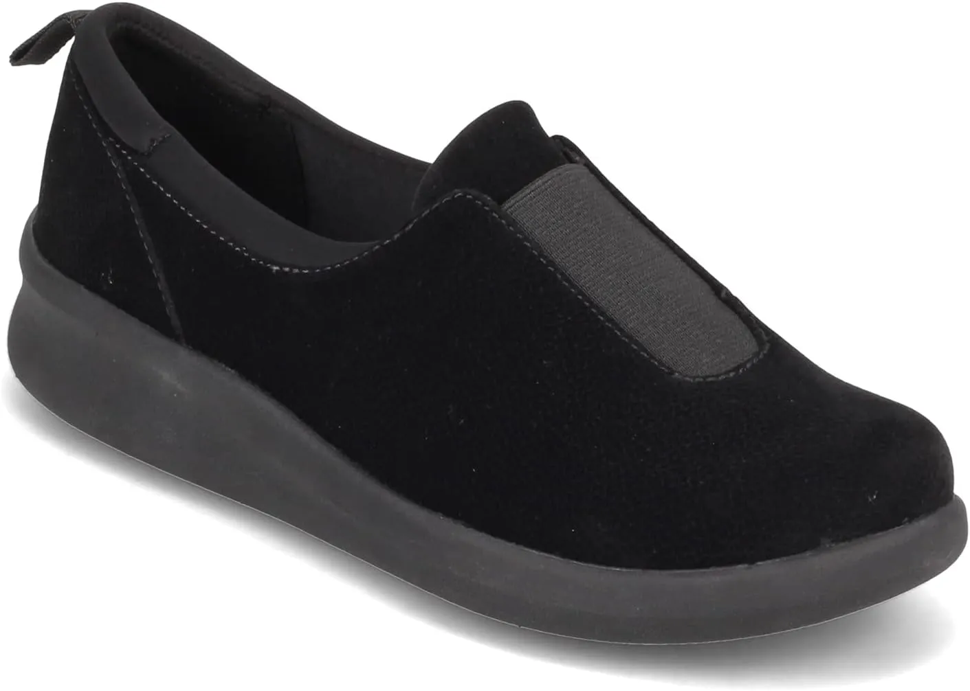 Clarks Women's Sillian 2.0 Walk Loafer, Black, 7.5 W